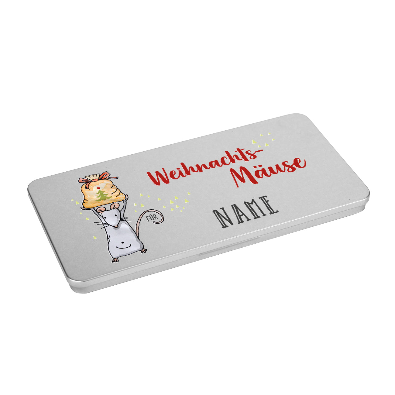 flache Geschenkdose für Weihnachtsgeld