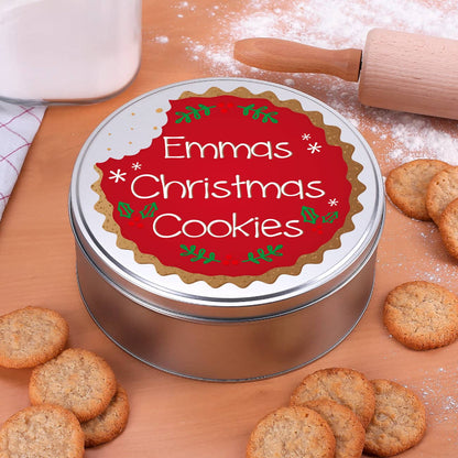 Blechdose für selbstgebackene Weihnachtskekse