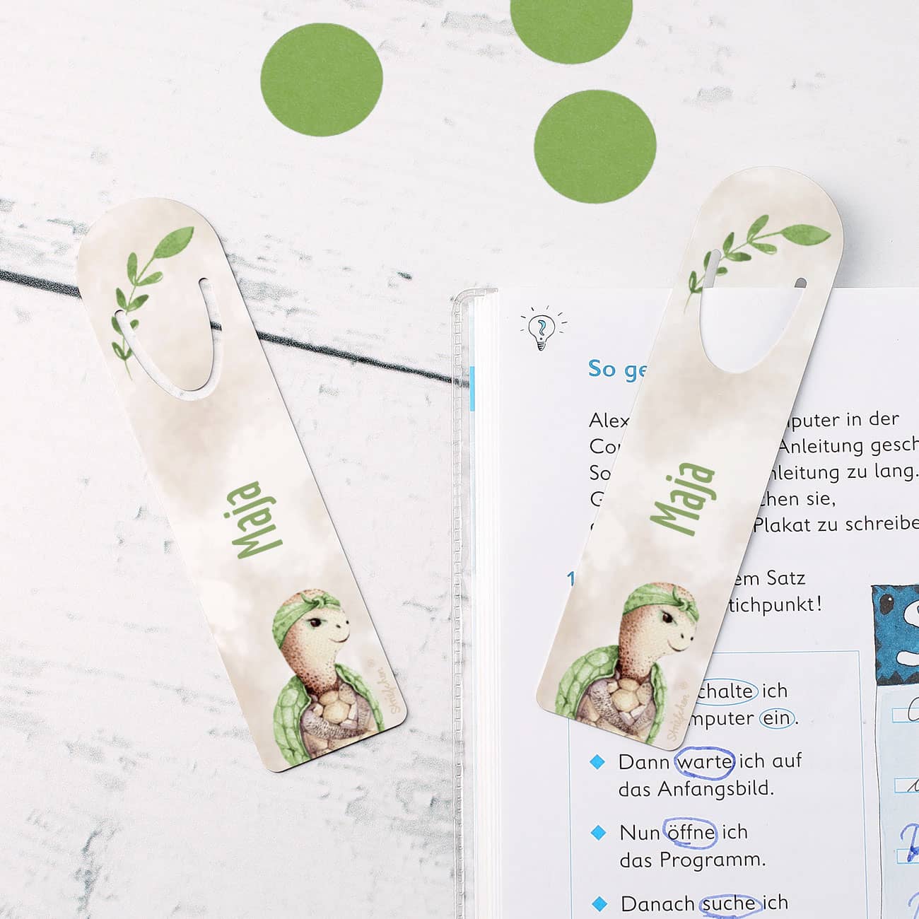 Lesezeichen Schildkröte