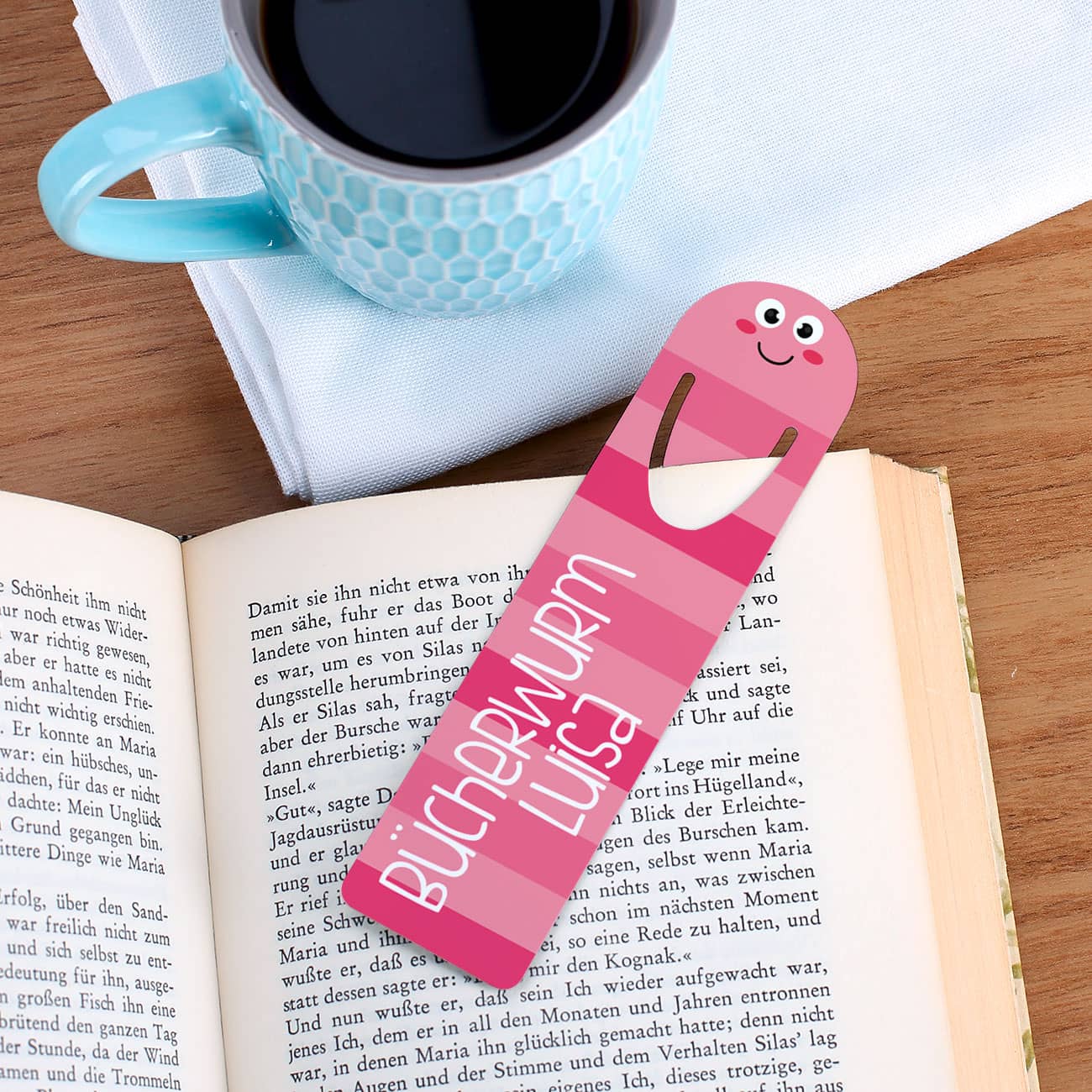 Lesezeichen Bücherwurm