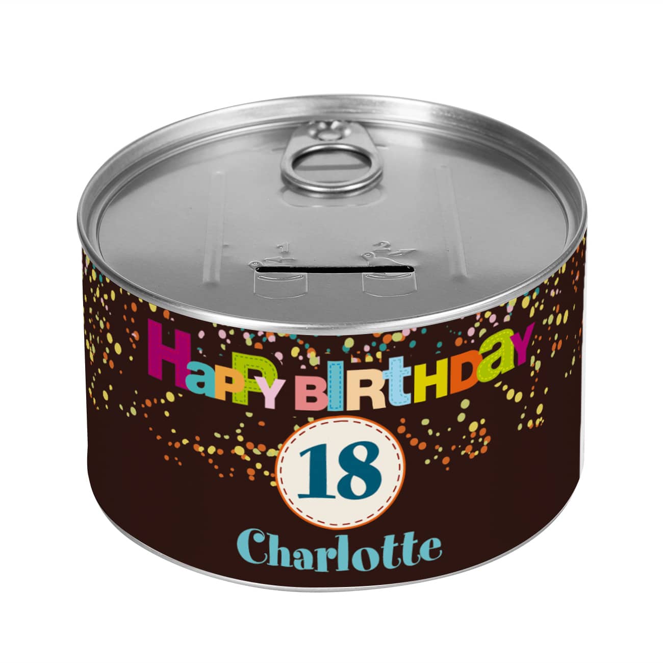 Personalisierte Sparbüchse zum Geburtstag