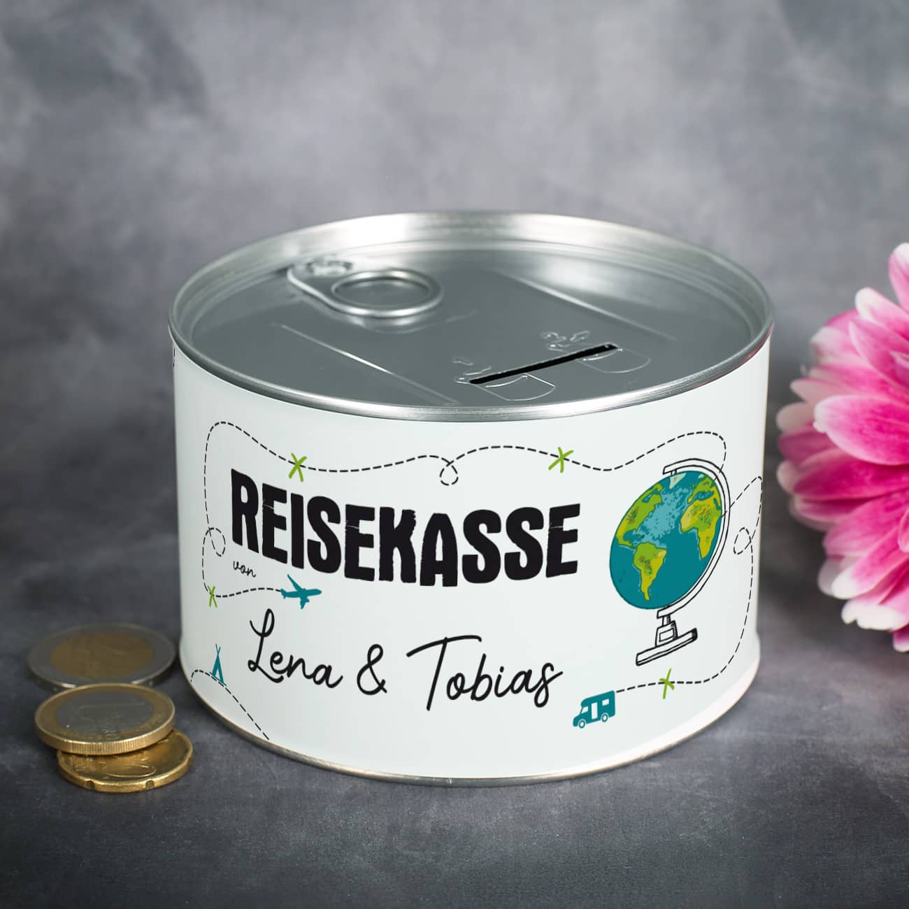 Mit Namen personalisiert