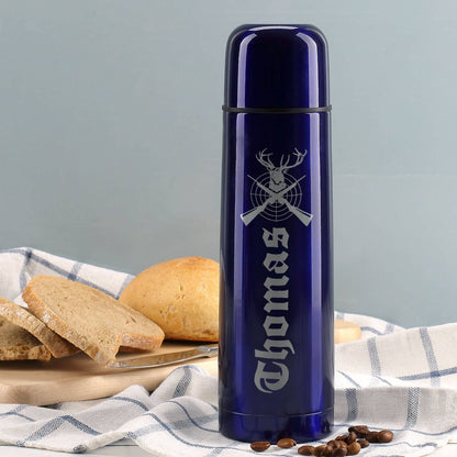 Thermoskanne für Jäger mit Namensgravur
