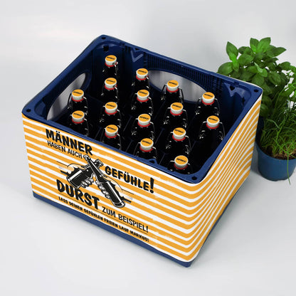 1 Banderole für Kasten und 24 Sticker für Flaschendeckel