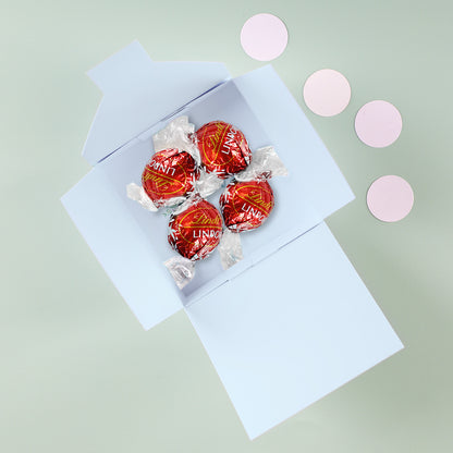 Süße Osterüberraschung mit Wunschname und 4 Lindorkugeln | Geschenk zu Ostern