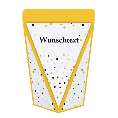 mit Wunschtext bedruckt