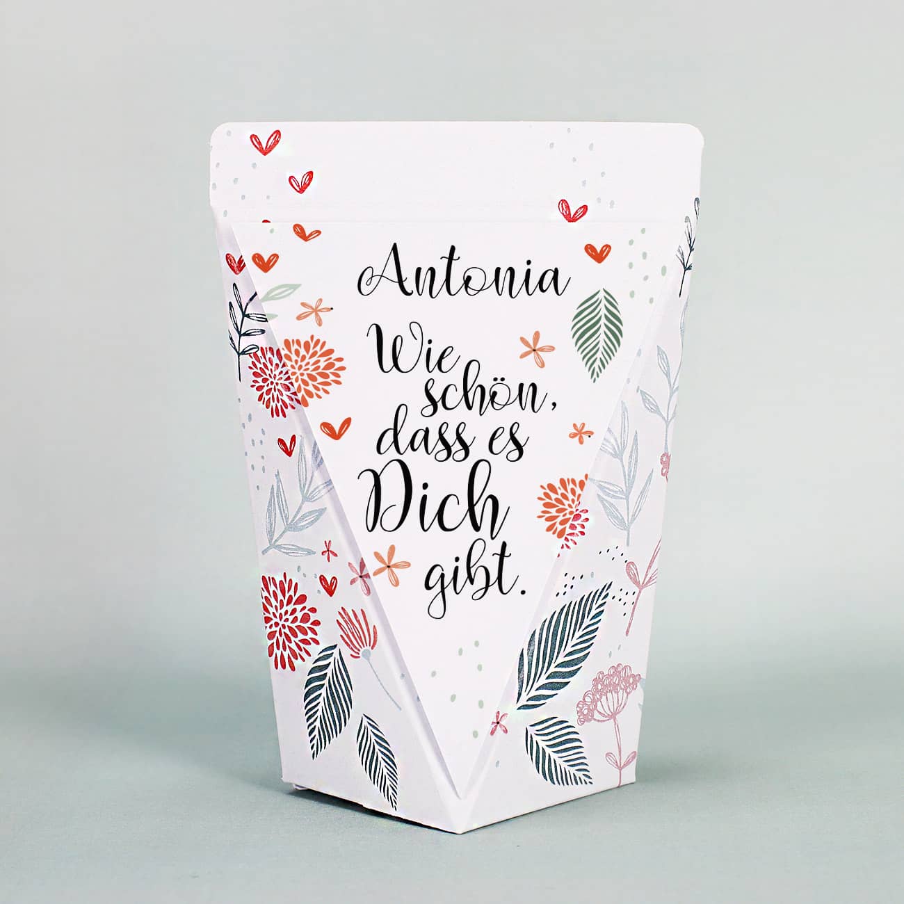 Personalisierte Geschenktüte als Dankeschön