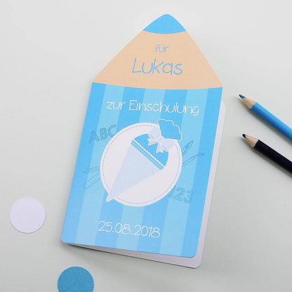 Karte zur Schuleinführung