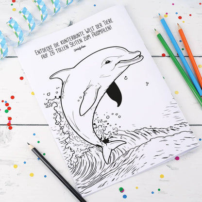 Tierisches Malbuch von Striefchen® als schöne Geschenkidee zum Geburtstag