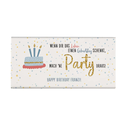 Schokolade zum Geburtstag