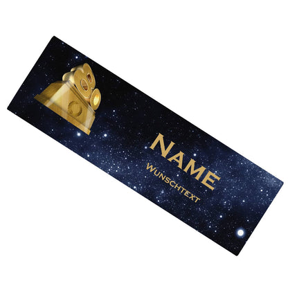 Persönlichen Schokolade zum 80. Geburtstag mit Name und Wunschtext 