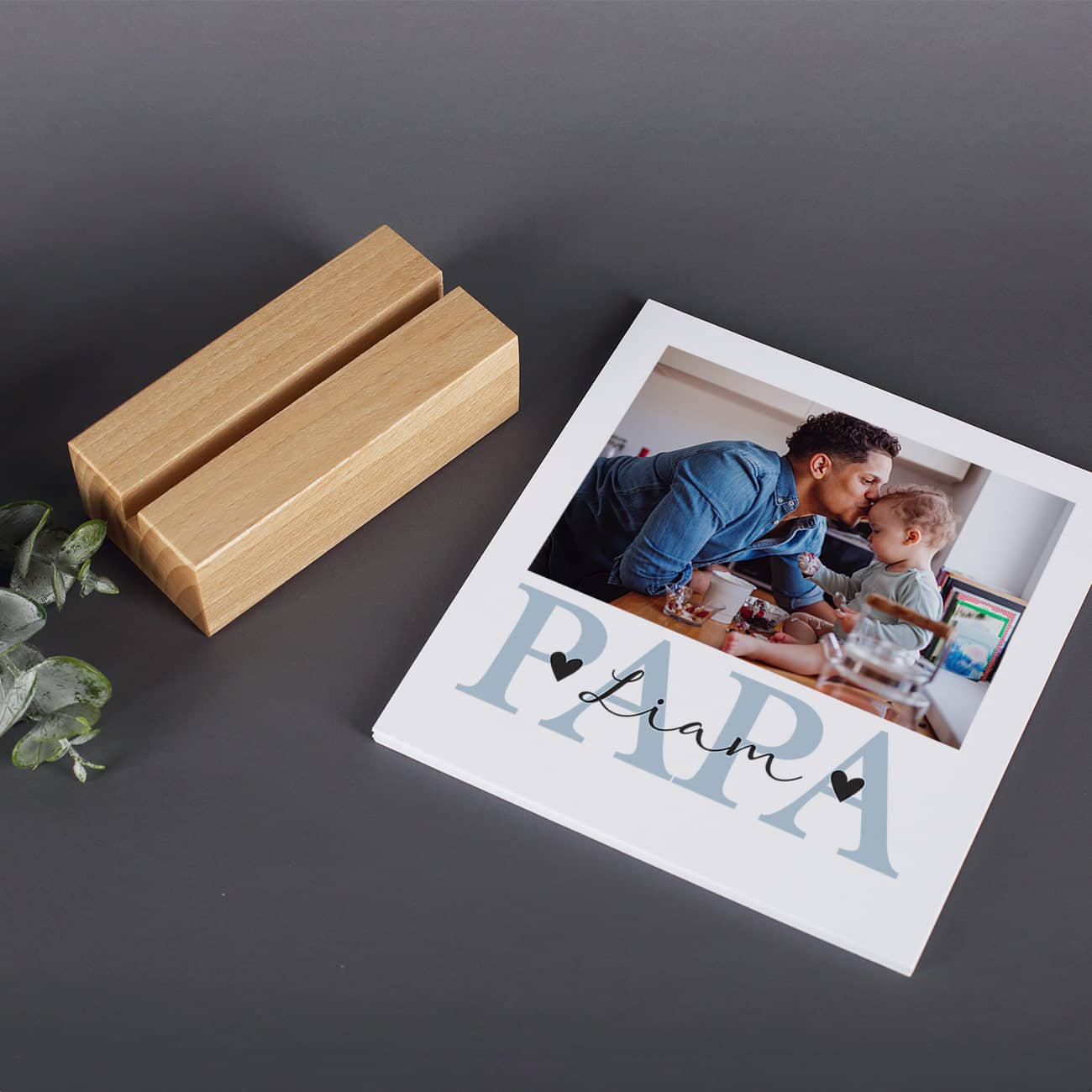 Bedruckter Tischkalender für Papa