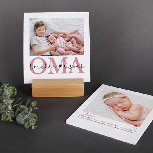 Tischkalender 2027 für die beste Oma mit Ihren Wunschfotos