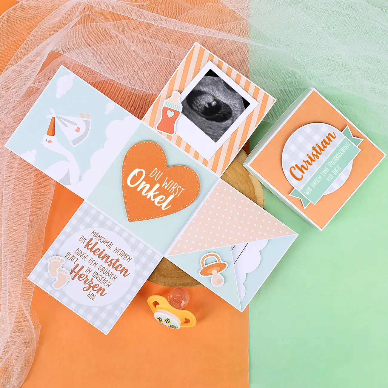 Überraschungsbox zum Verkünden der Schwangerschaft - Du wirst ...