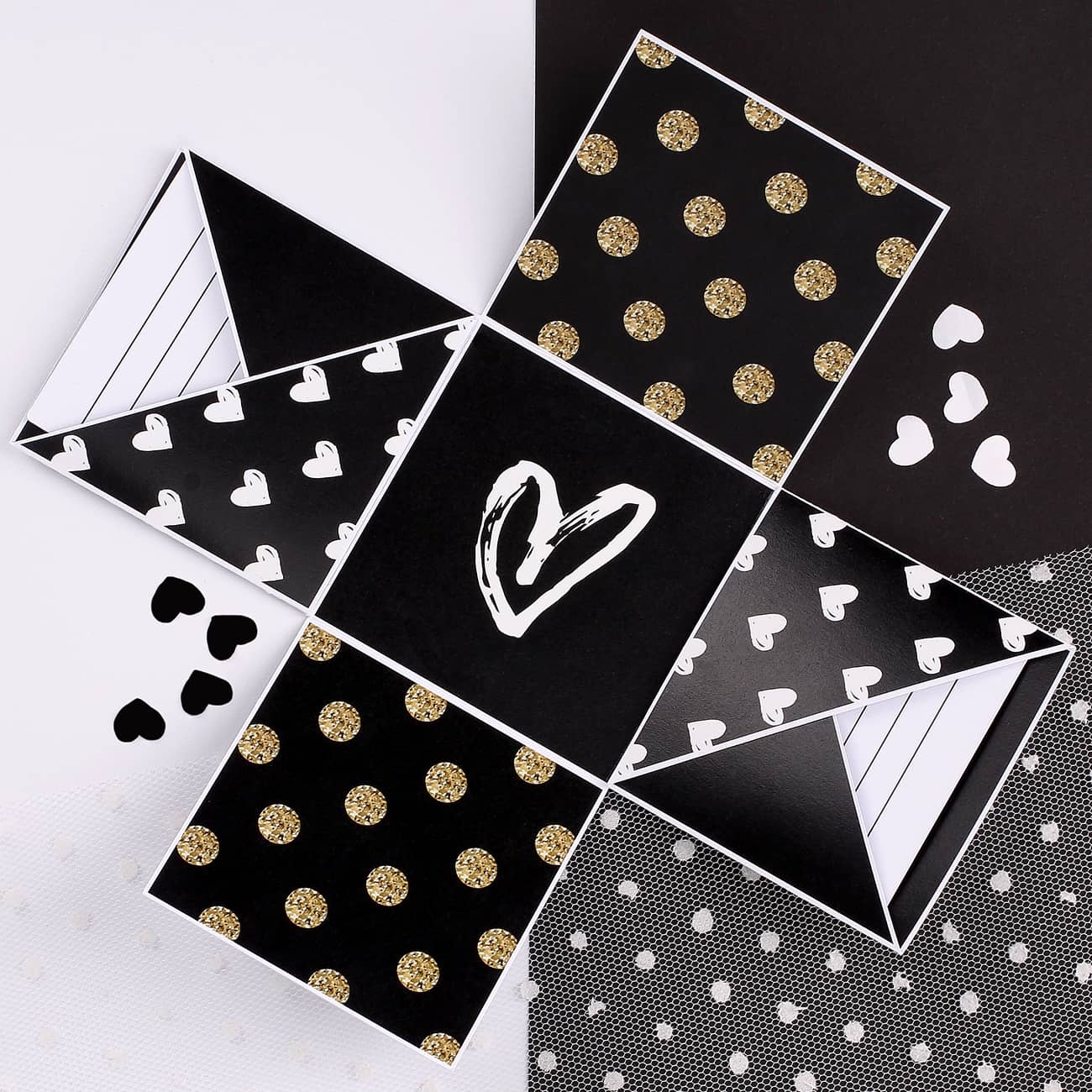 Überraschungsbox "Was für ein Glück" mit Ihrem Wunschnamen