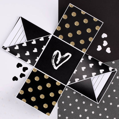 Überraschungsbox "Was für ein Glück" mit Ihrem Wunschnamen