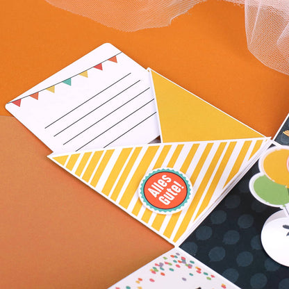 Explosionsbox zum Geburtstag Karte 