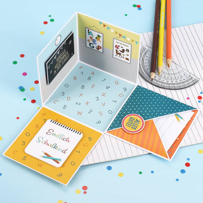 Überraschungsbox zur Einschulung mit Name