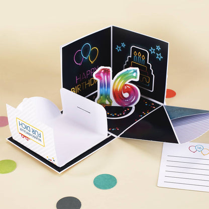 Überraschungsbox zum 16. Geburtstag für Geldgeschenk