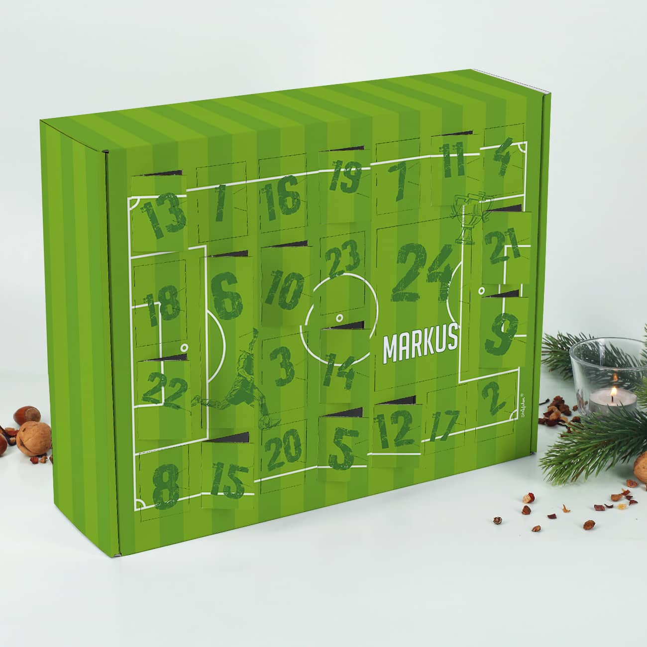 Fußball Adventskalender zum selber Füllen