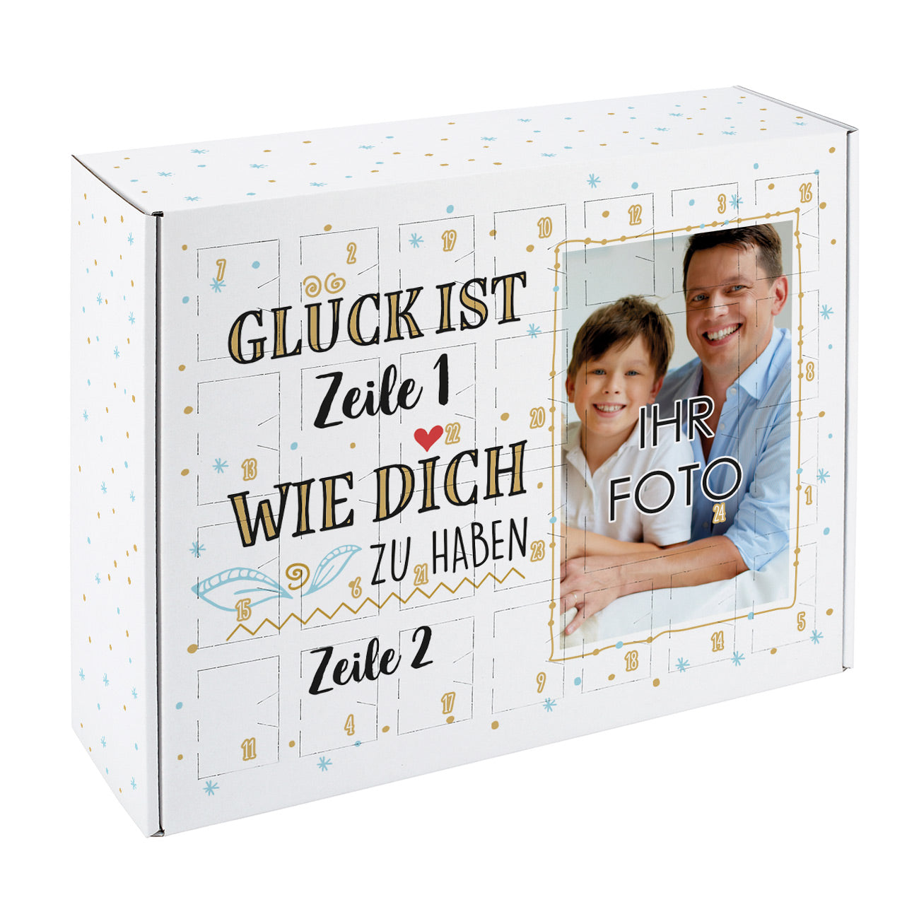 Glück ist... DIY Adventskalender zum selbst befüllen