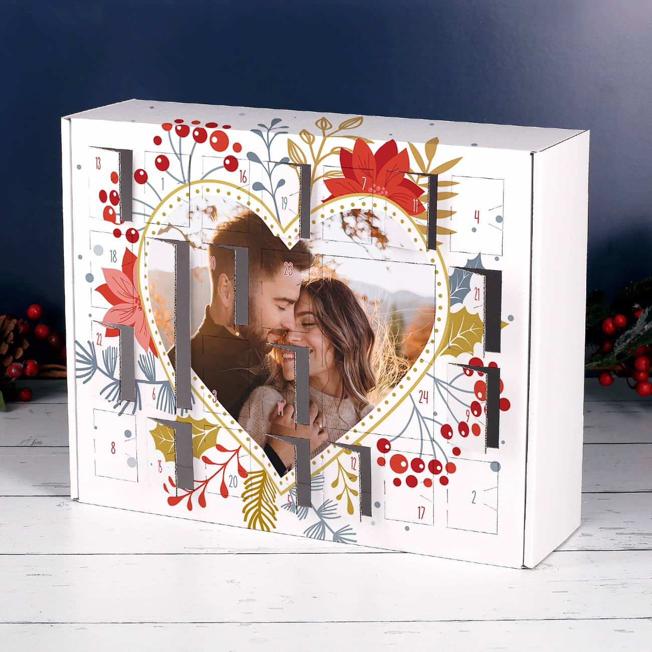 24 Türchen zum Füllen nach Ihrem Wunsch