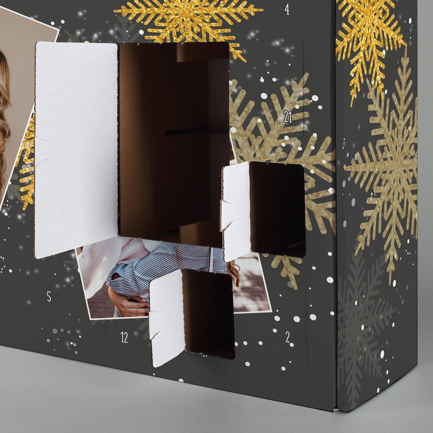 Verschieden große Fächer für Nikolaus & den 24.