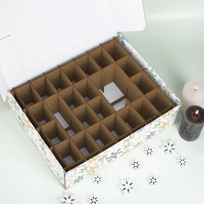 Adventskalender zum Befüllen mit zwei Fotos und Ihren Wunschtexten