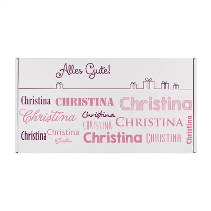 Geschenkverpackung mit Ihren persönlichen Wunschangaben