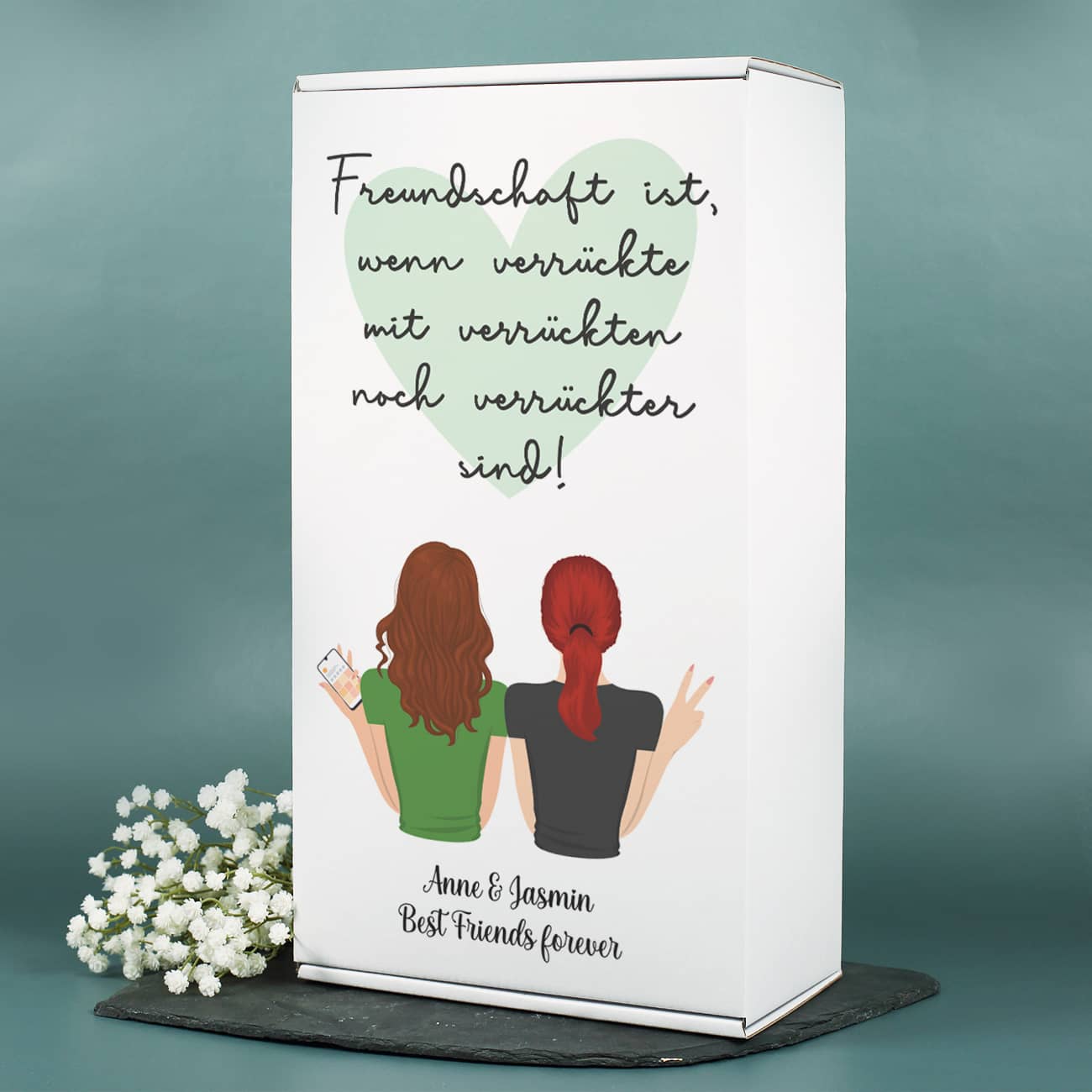 Eine einmalige Geschenkverpackung für die beste Freundin