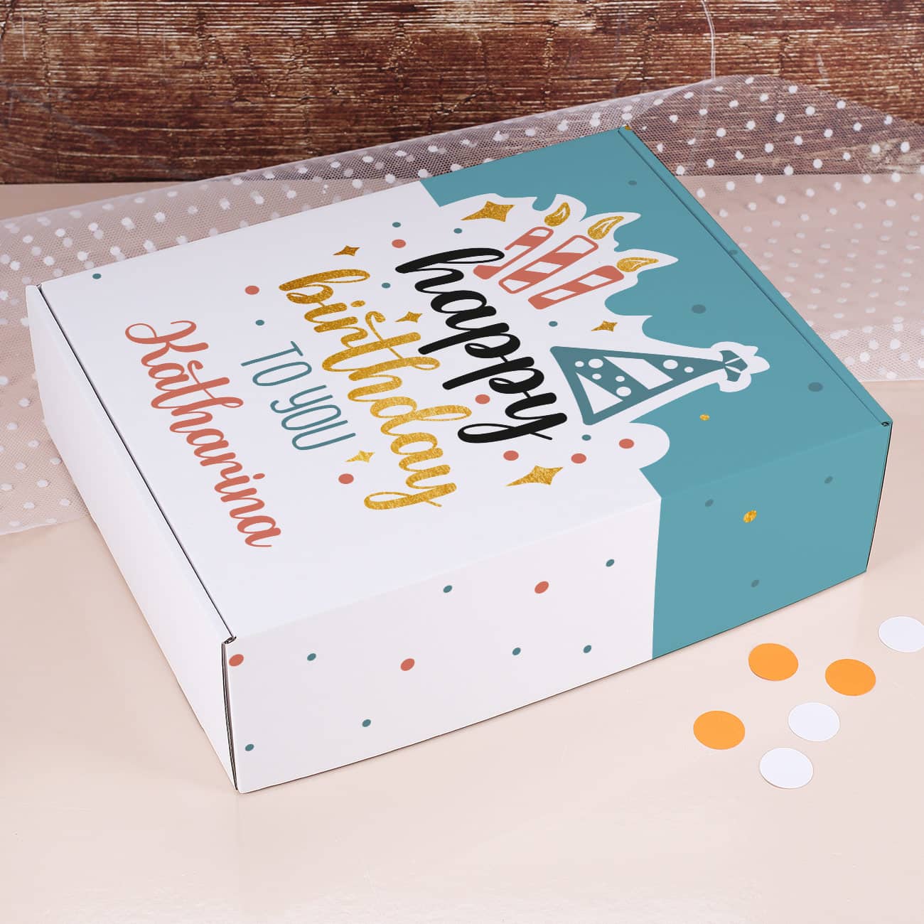 Präsentbox für ausgefallene Geschenke zum Geburtstag
