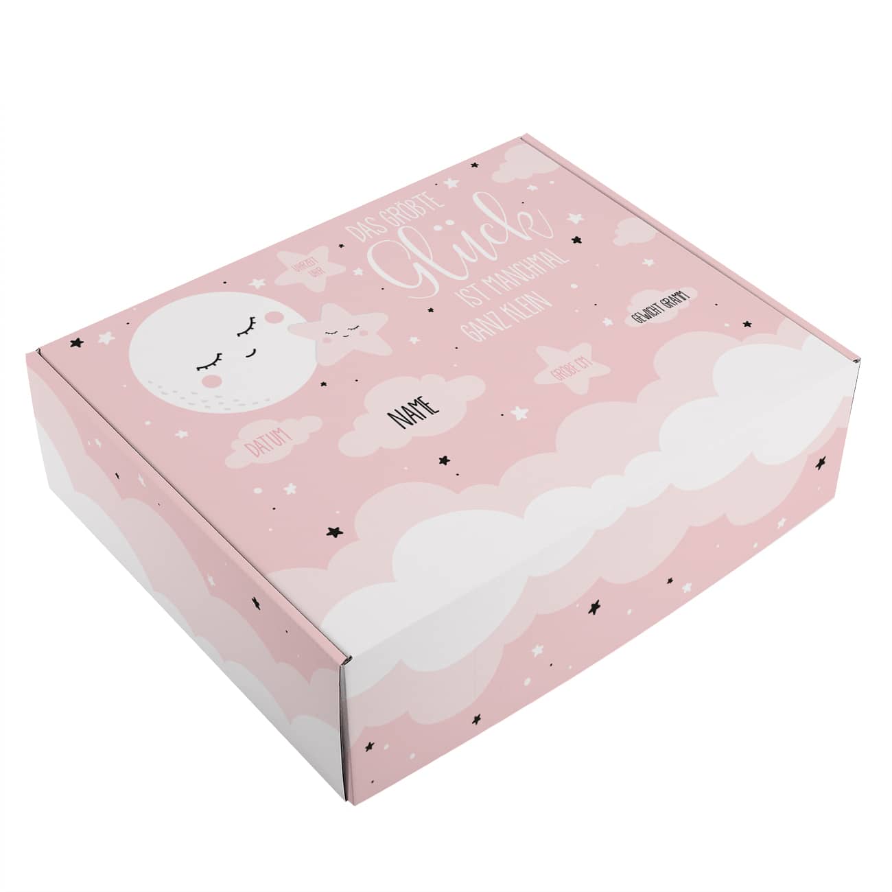 Geschenkbox zur Geburt für Mädchen