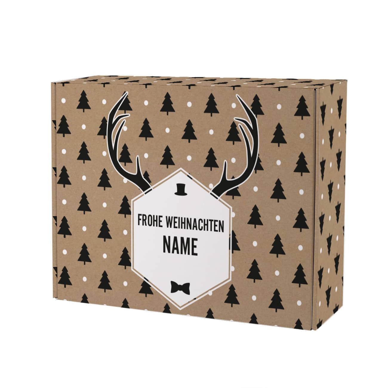 Weihnachtliche Geschenkverpackung für Männer