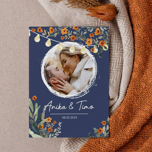 Mit einem Foto & modernem Design bedruckt