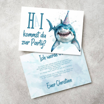 Lustige Einladungskarte zum Geburtstag