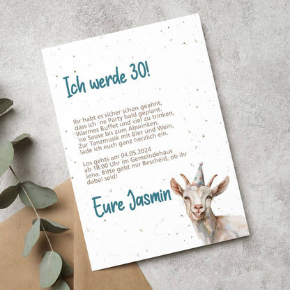 Personalisierte Geburtstagskarte