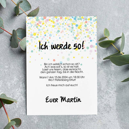 Rundum für den Geburtstag personalisiert