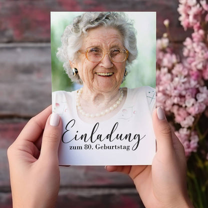 Besondere Einladungskarte