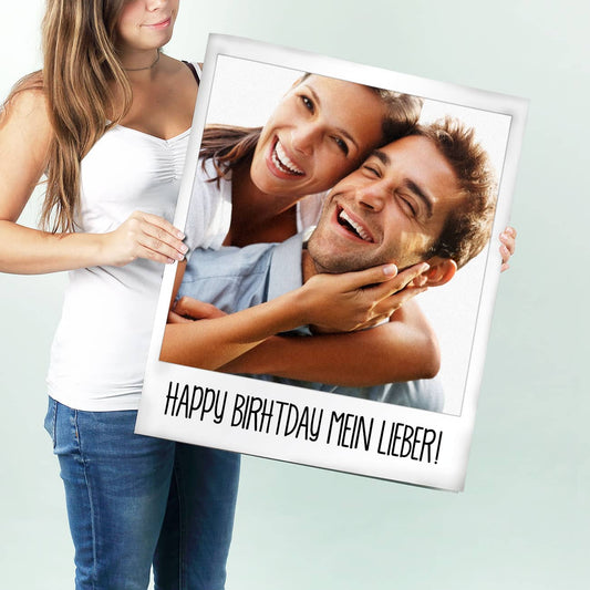 Individuelle Klappkarte mit Ihrem Foto und Text
