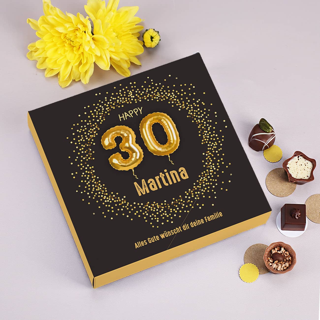 Pralinen von Lindt zum 30 Geburtstag