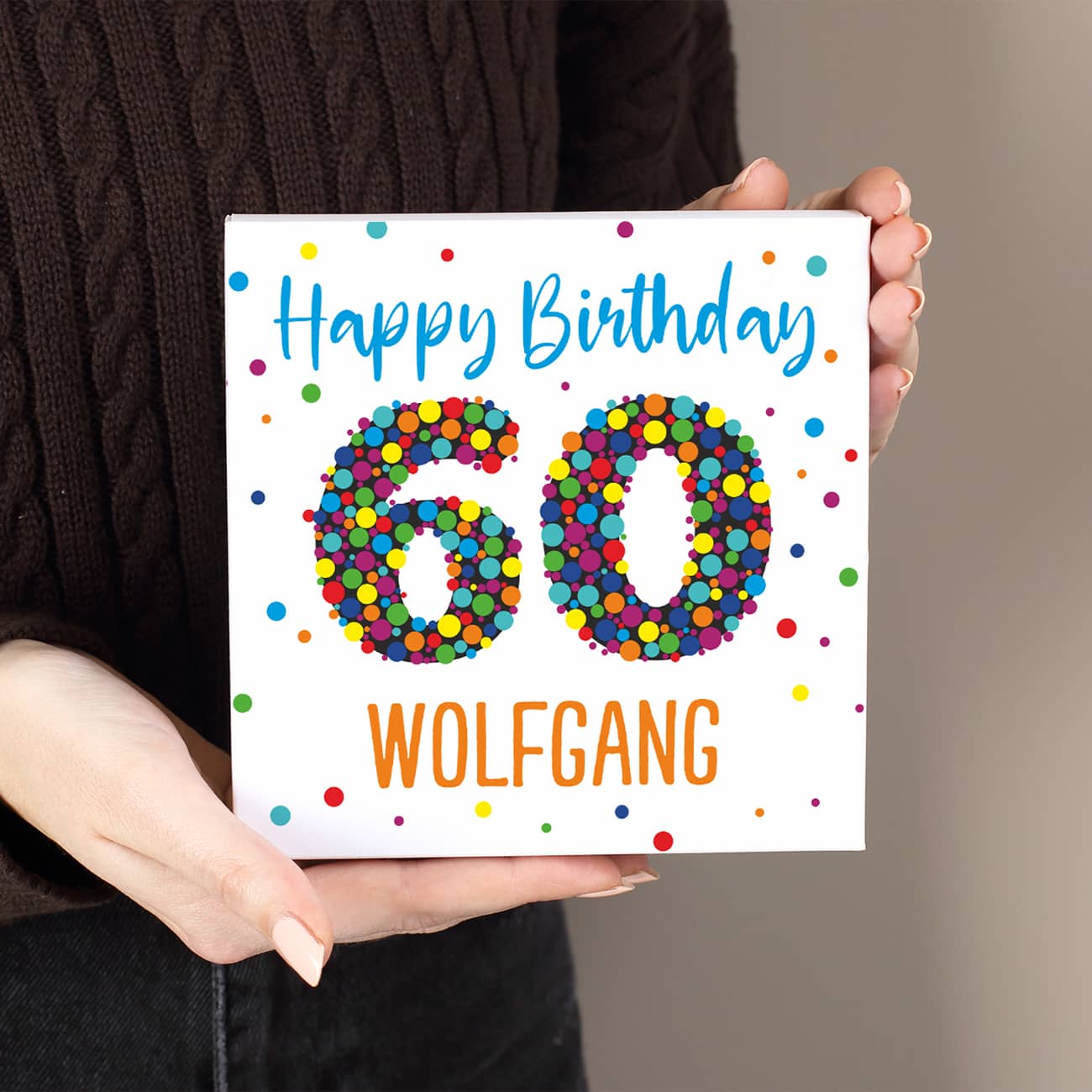 Mit Name personalisiert