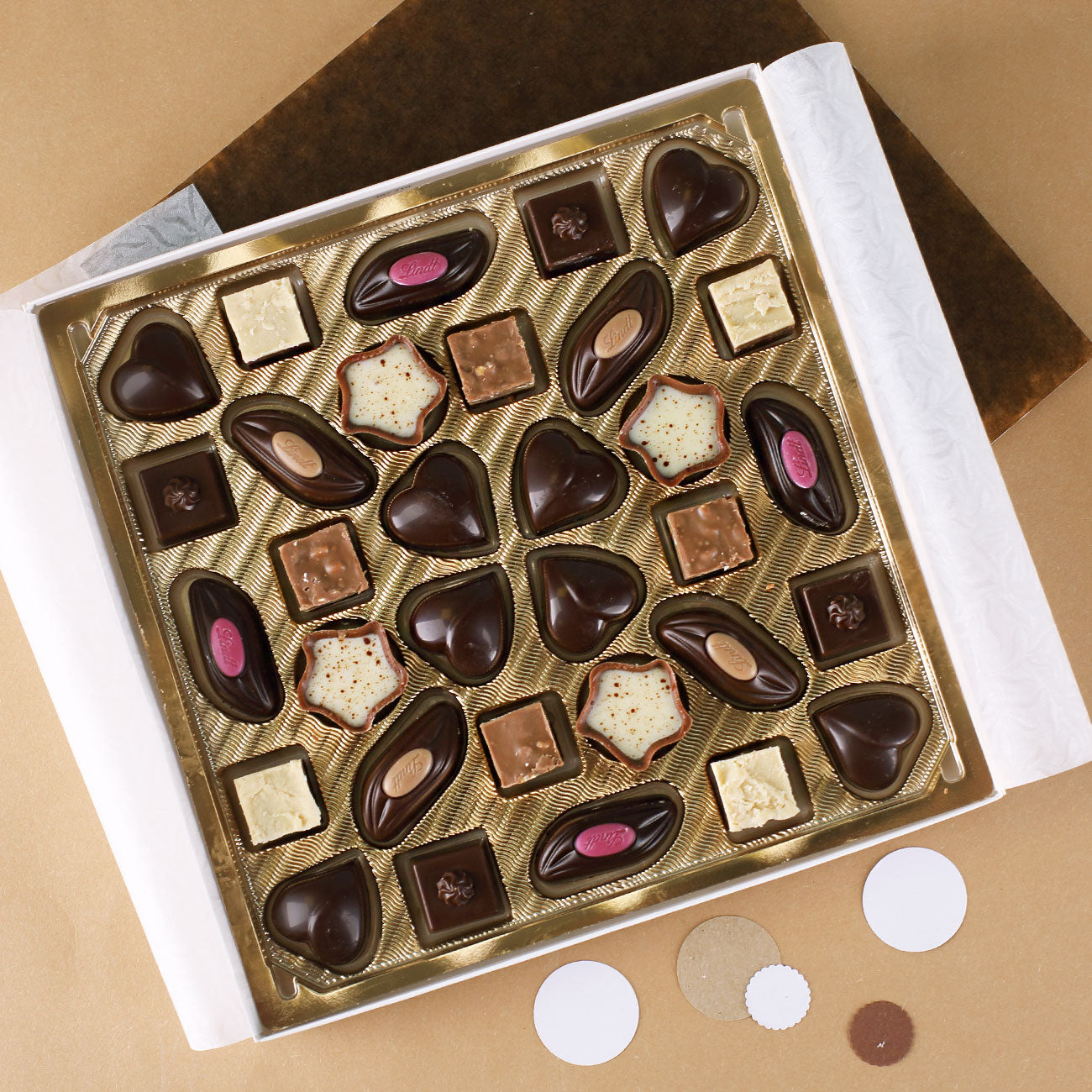 155g feinste Lindt Pralinen, alkoholfrei 