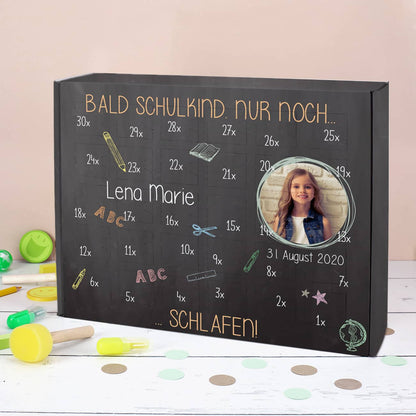 Countdown Kalender zur Einschulung