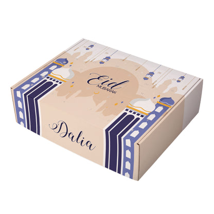 Ramadan Kalender für Jungen mit Name zum selbst Befüllen | Laternen und Türme