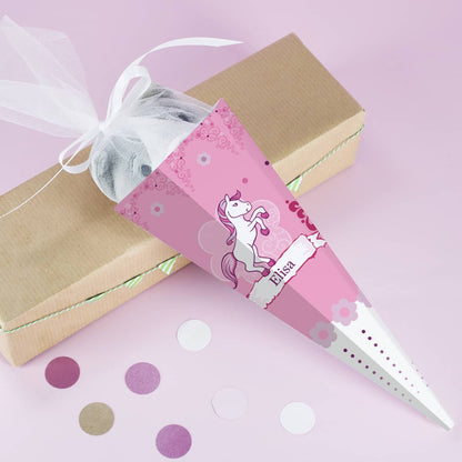 kleine Zuckertüte mit Name