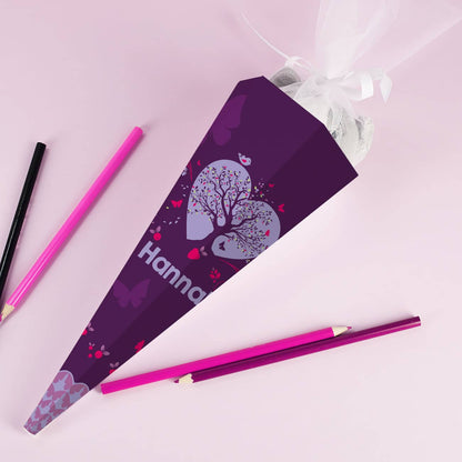 Geschwisterschultüte mit Name