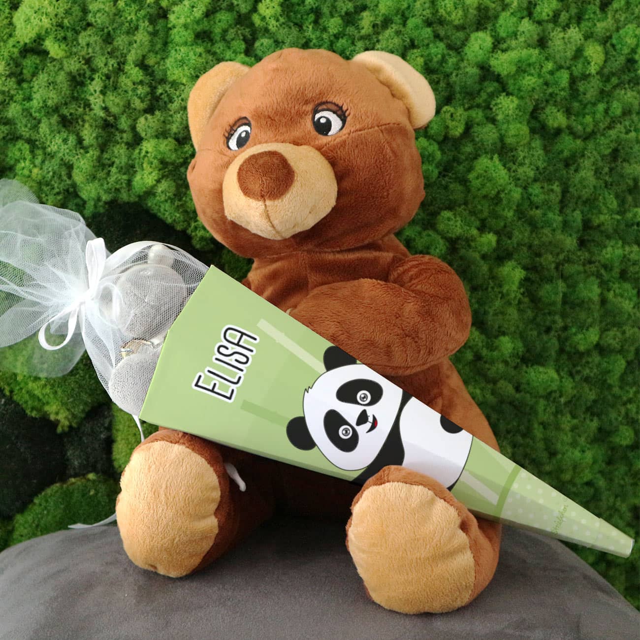 Panda Zuckertüte für Geschwister