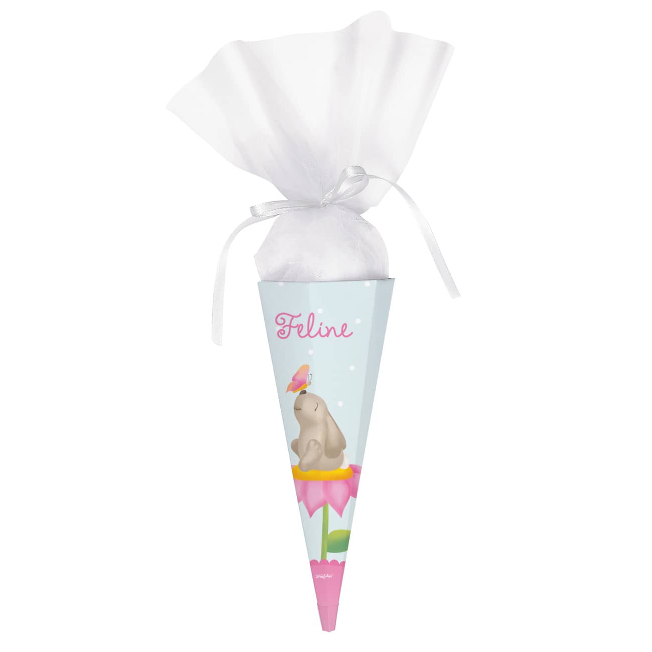 Häschen Geschwistertüte mit Name 