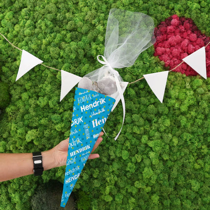 blaue Sternchen Schultüte