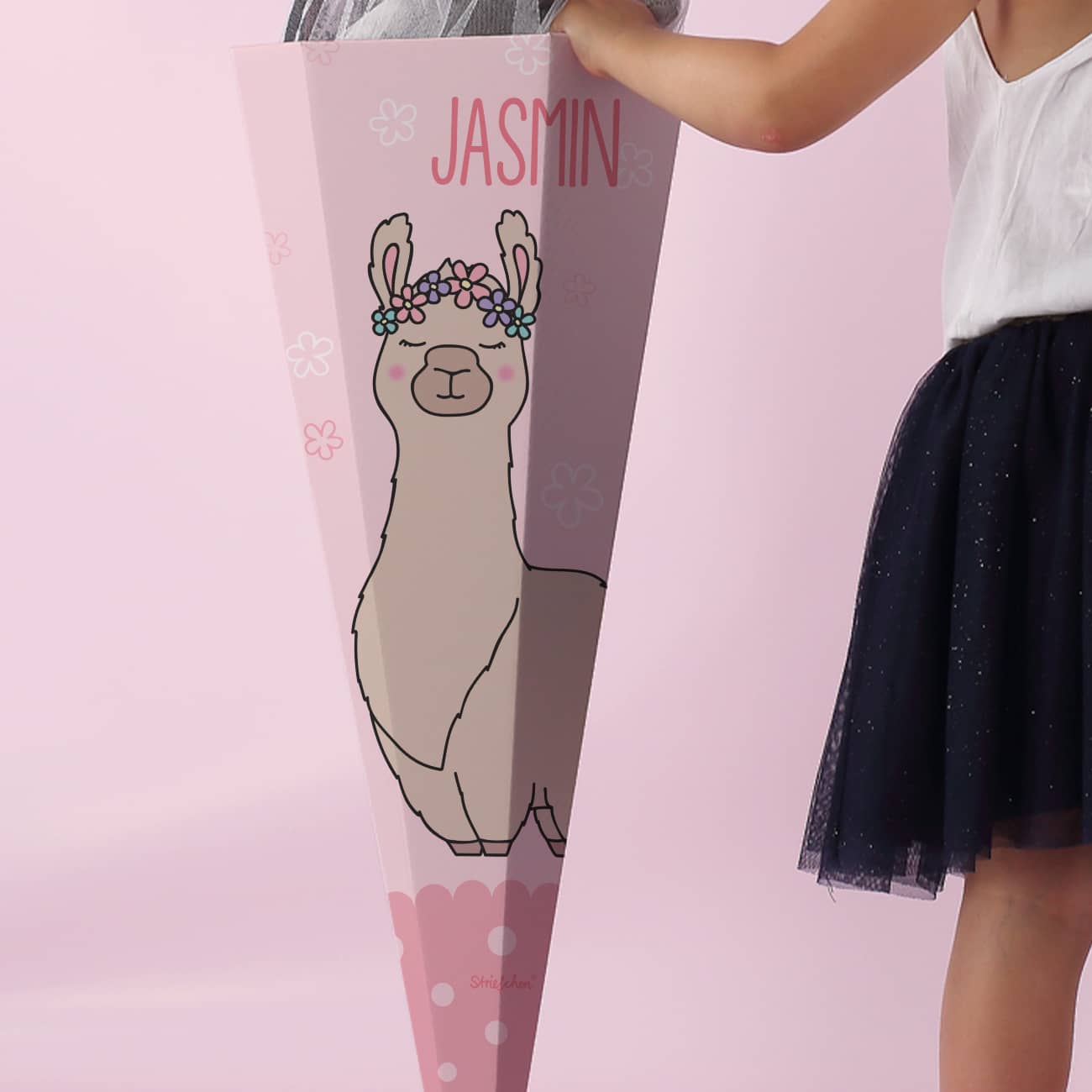 Lama-Schultüte mit Wunschname